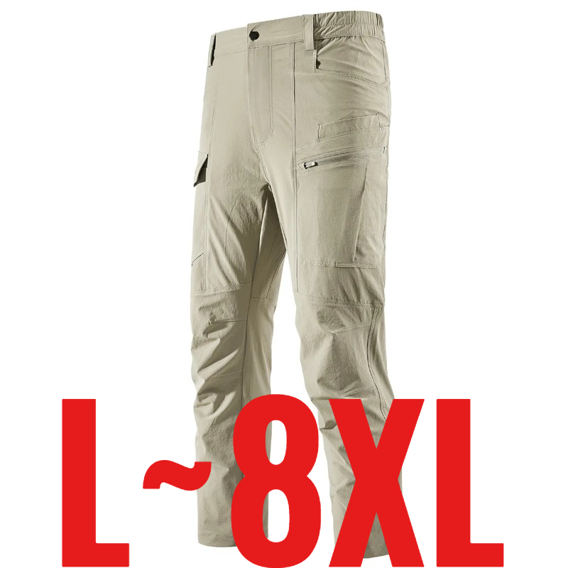 Fishing Kit Compact - Pantalones Casuales para Hombre Talla Grande