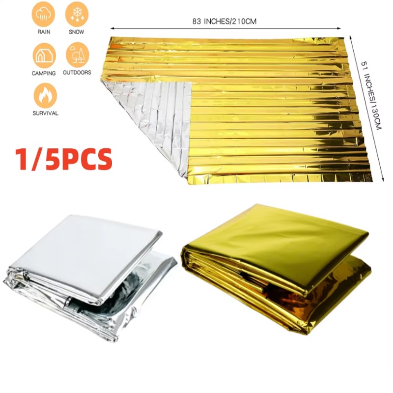 Survival Blanket Reflective - Manta de Emergencia de Lámina de