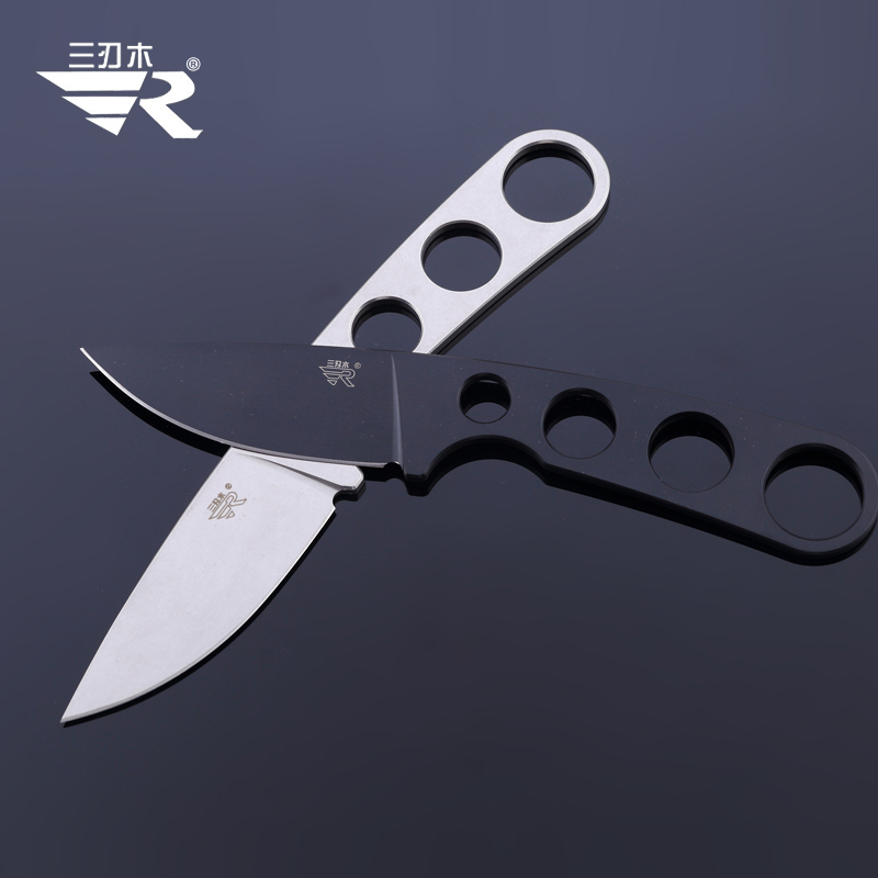 Bushcraft Knife Fixed - Sanrenmu-cuchillo de cuello de hoja fija